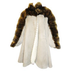 Fendi  Fabulous swing shearling Fur coat
