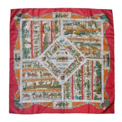 Hermes " A La Glorie De La Guillaume" Scarf