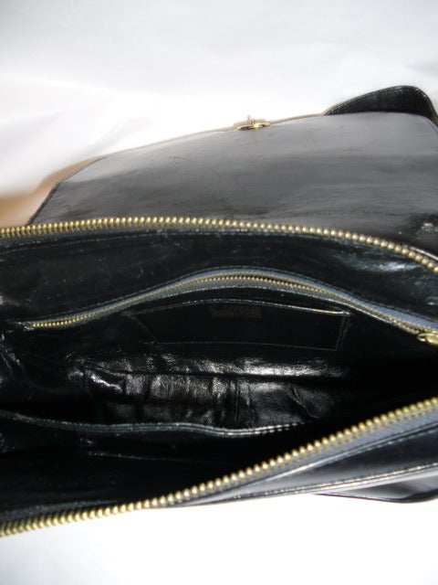 Rare Roberta di Camerino Velvet and Leather shoulder bag 6