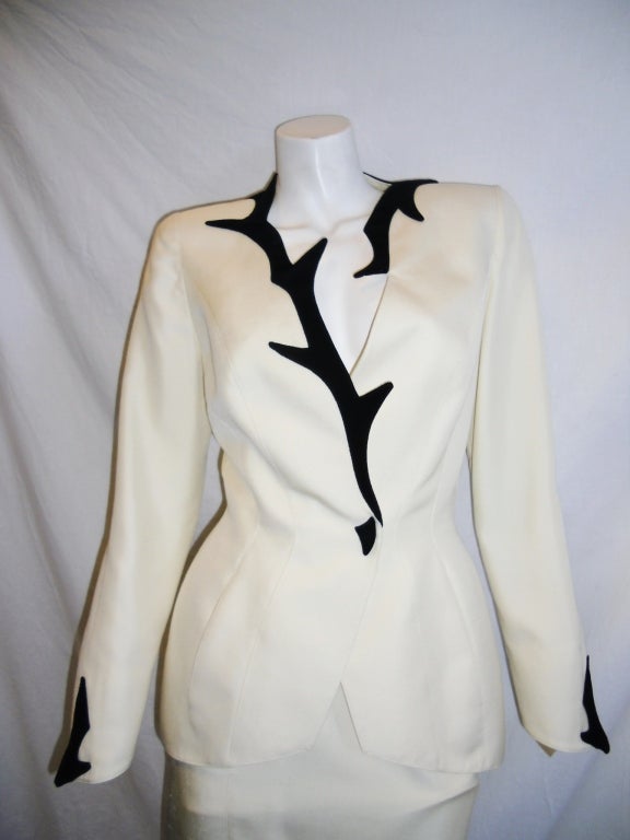 Thierry Mugler  Stunning Skirt suit with tags In New Condition In New York, NY