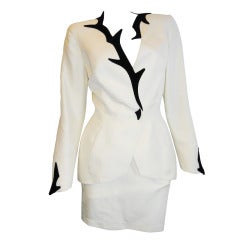 Thierry Mugler  Stunning Skirt suit with tags
