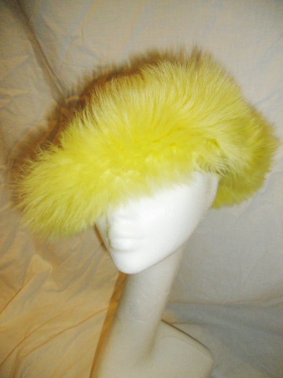 Gianni Versace Couture  Shearling  fur coat with mathing Hat 4
