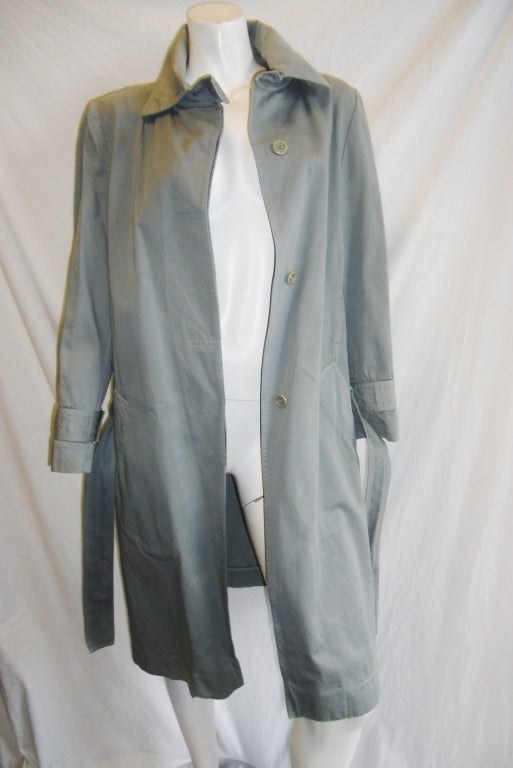 Marni Grey Cotton  Spring Trench  coat 2