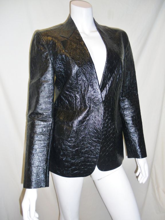 gucci ostrich skin jacket