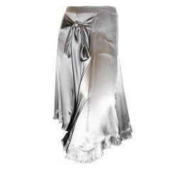 Pucci liquid silk beautiful skirt with tie