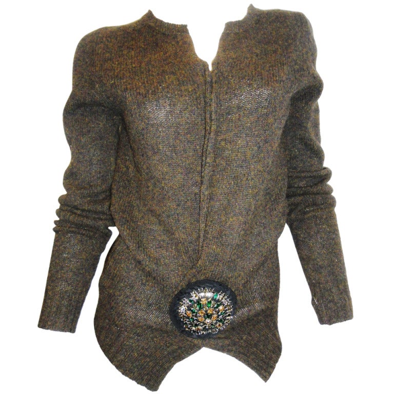 Prada spectacular Sweater top with Crystals