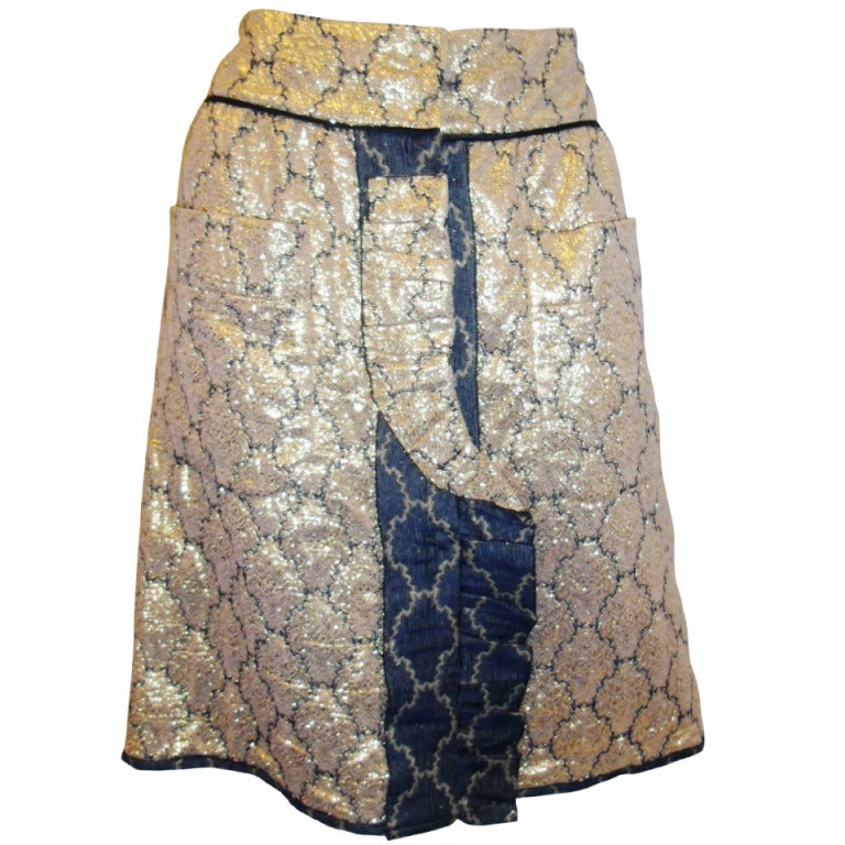 Prada Gorgeous Silk Brocade skirt