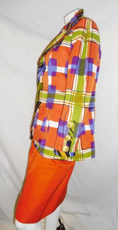 Sale!! Christian LaCroix  Spectacular  Summer  skirt suit  sz 8 1