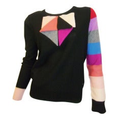 Vintage Sonia Rykiel  cashmere sweater with Origami bow