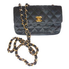 Chanel Black evening 2.55 small crossbody bag