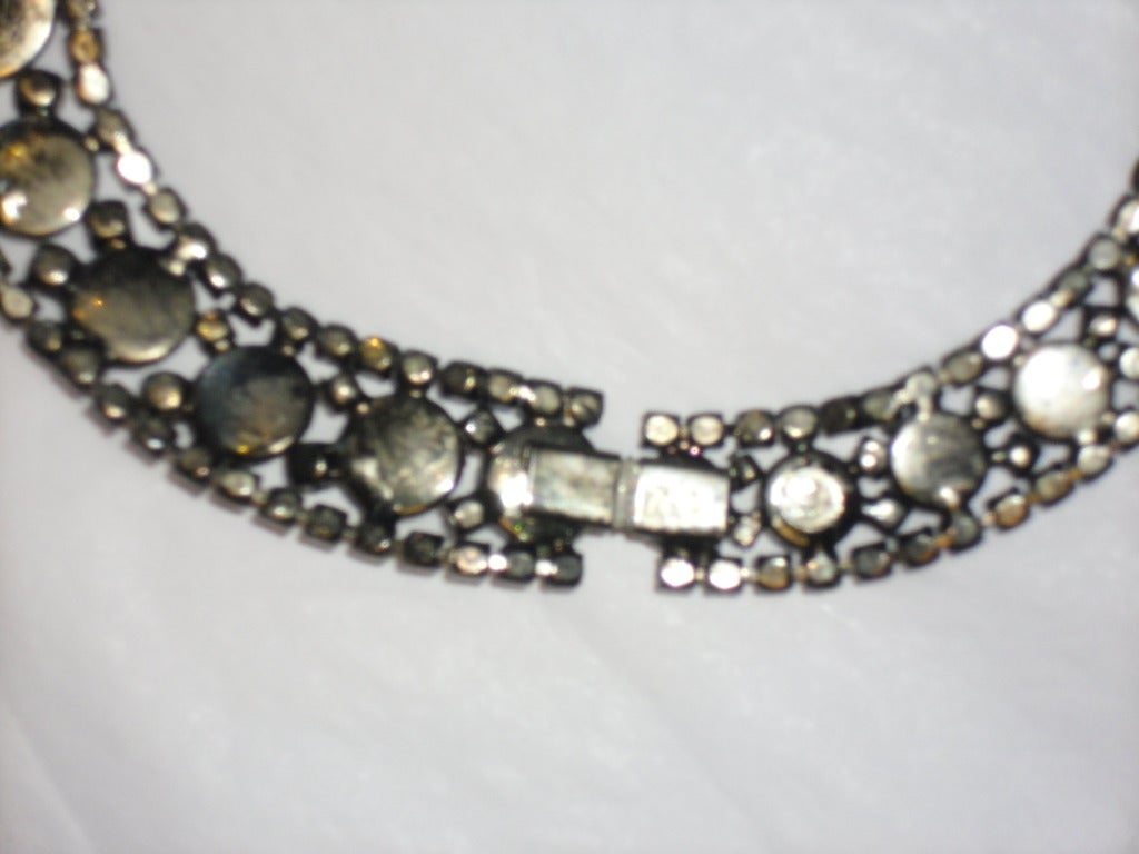 Women's Butler & Wilson Large  Rhinestone Serpent Necklace