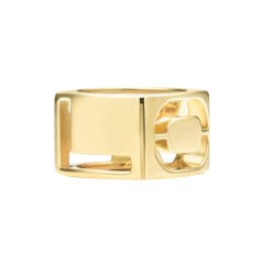 Tiffany  "Love" Square Ring origanal 1970's 18K Gold