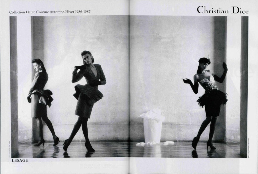 Christian Dior 1986 Haute  Couture Black  Velvet Strapless Gown 5