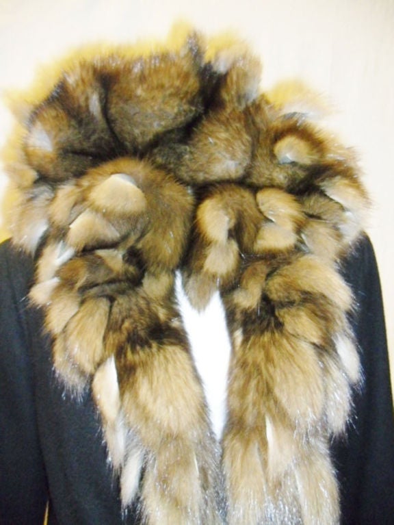 SALE C.Tivioli   Hooded Cashmere Jacket  w Russian Sable 4