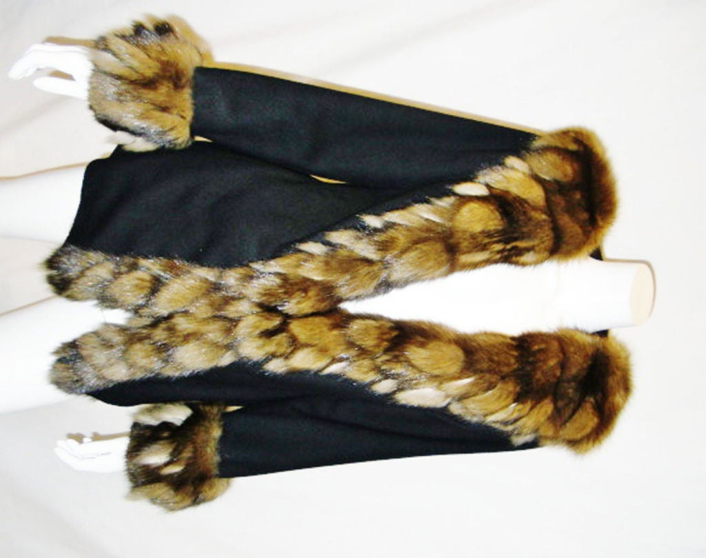 SALE C.Tivioli   Hooded Cashmere Jacket  w Russian Sable 3