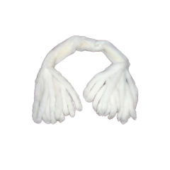 Arctic Fox Long Shawl Scarf