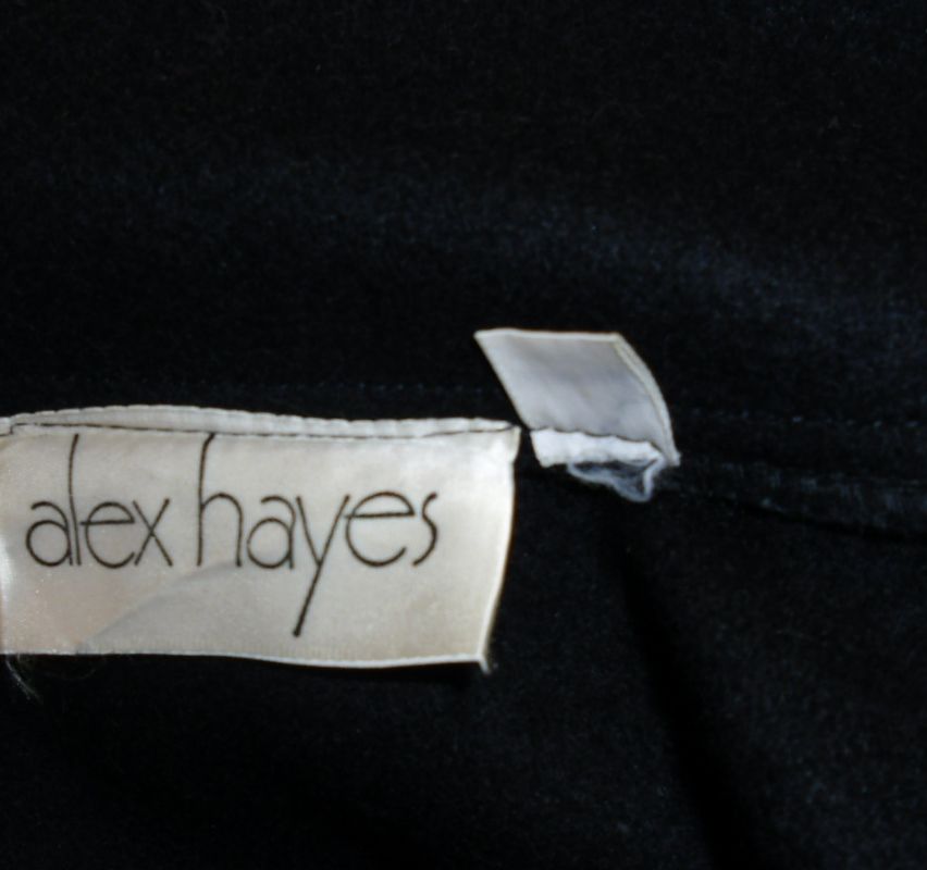 Alex Hayes Vintage Cape with silver white  Fox Tails For Sale 1