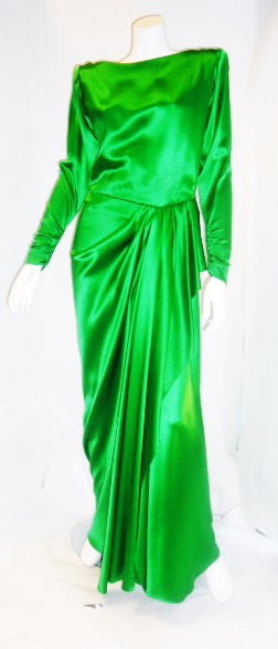 Women's Yves Saint Laurent Haute Couture Masterpiece Vintage Evening Gown