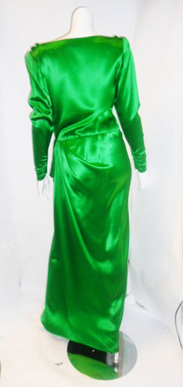Yves Saint Laurent Haute Couture Masterpiece Vintage Evening Gown 1