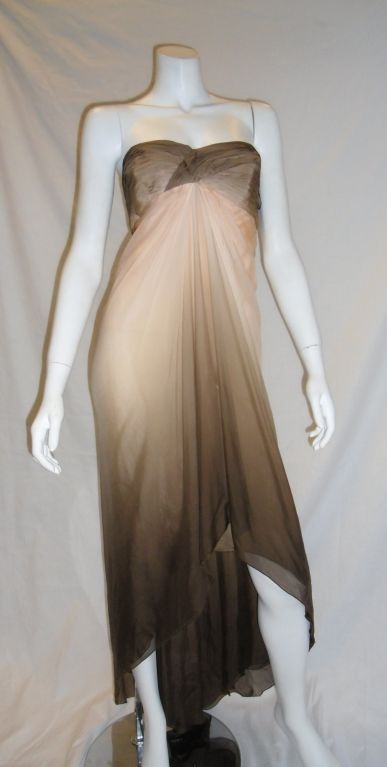Women's Loris Azzaro Bustier Corset Dress Gown For Sale