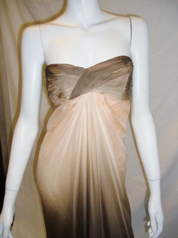 Loris Azzaro Bustier Corset Dress Gown For Sale 1