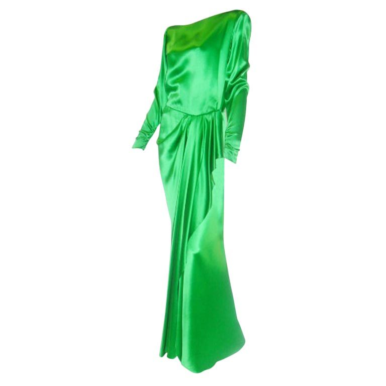 Yves Saint Laurent Haute Couture Masterpiece Vintage Evening Gown