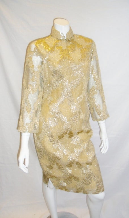 Women's 1960s Cheongsam Style Dress For Sale