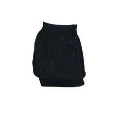 Chanel most coveted Black  knit  Bubble Skirt coll 2008 NWT