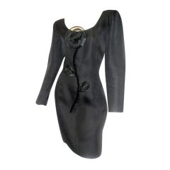Givenchy Haute Couture Vintage Evening Dress Sz 40