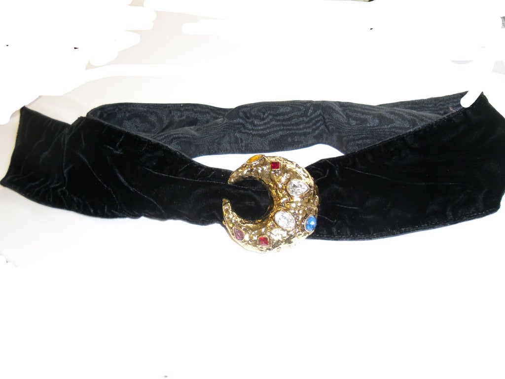 Women's Yves  Saint Laurent Specatcular Jeweled Vintage Belt