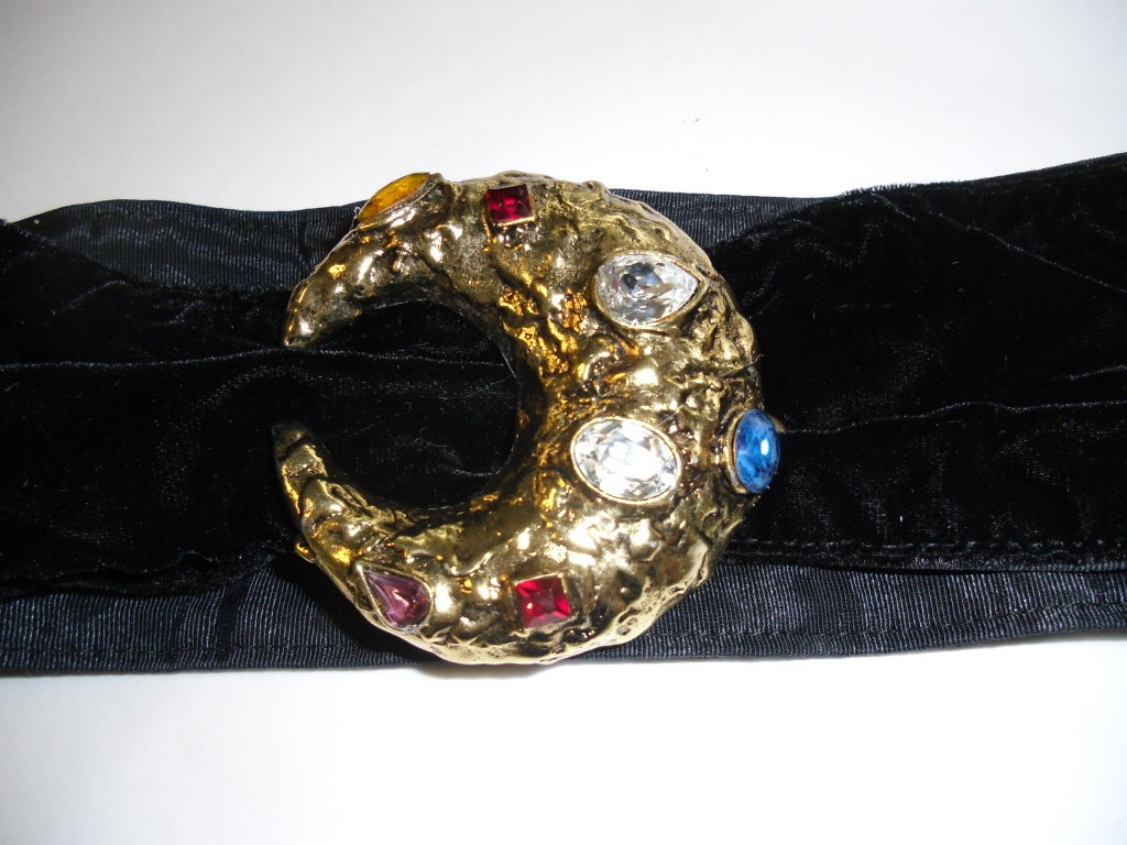 Yves  Saint Laurent Specatcular Jeweled Vintage Belt 1