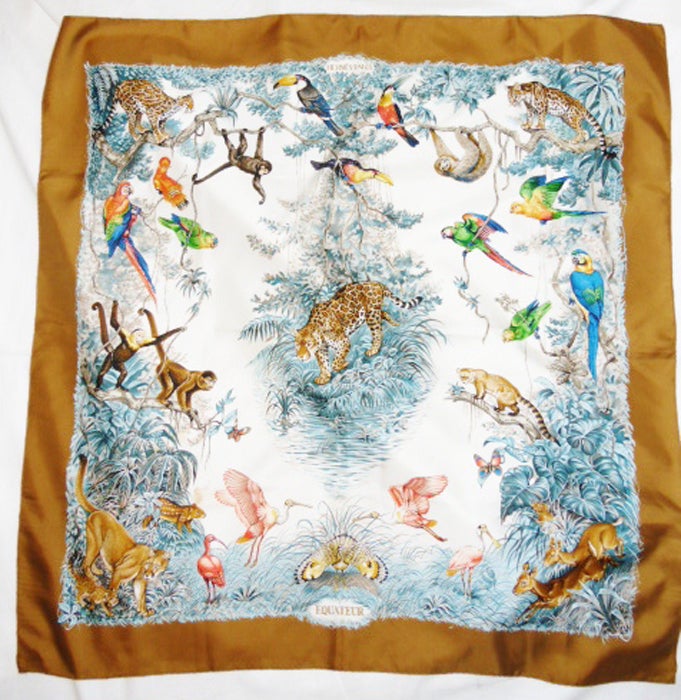 HERMES CARRE SCARF

Equateur

Designed by Robert Dallet

1988 Re-issue

Pre-owned mint