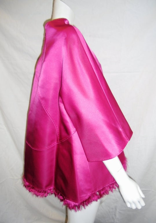 Women's Chado Ralph Rucci Haute Couture Paris Coll.2004 Pink Silk tunic For Sale