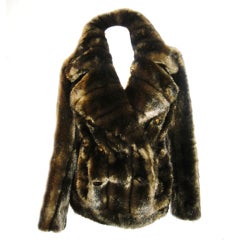 Gucci Faux Fur Bomber Jacket coat