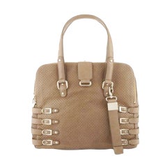 Jimmy Choo Blythe Large Perforated  Handbag