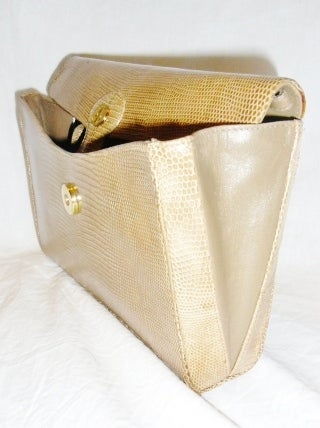 Tiffany Lizard Shoulder bag circa 1970's In Excellent Condition In New York, NY