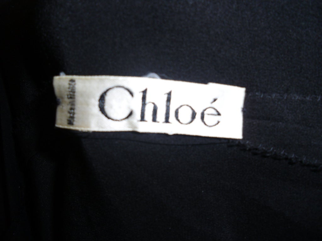 Karl Lagerfeld For Chloe 1978-1980 Goddess Gown 3