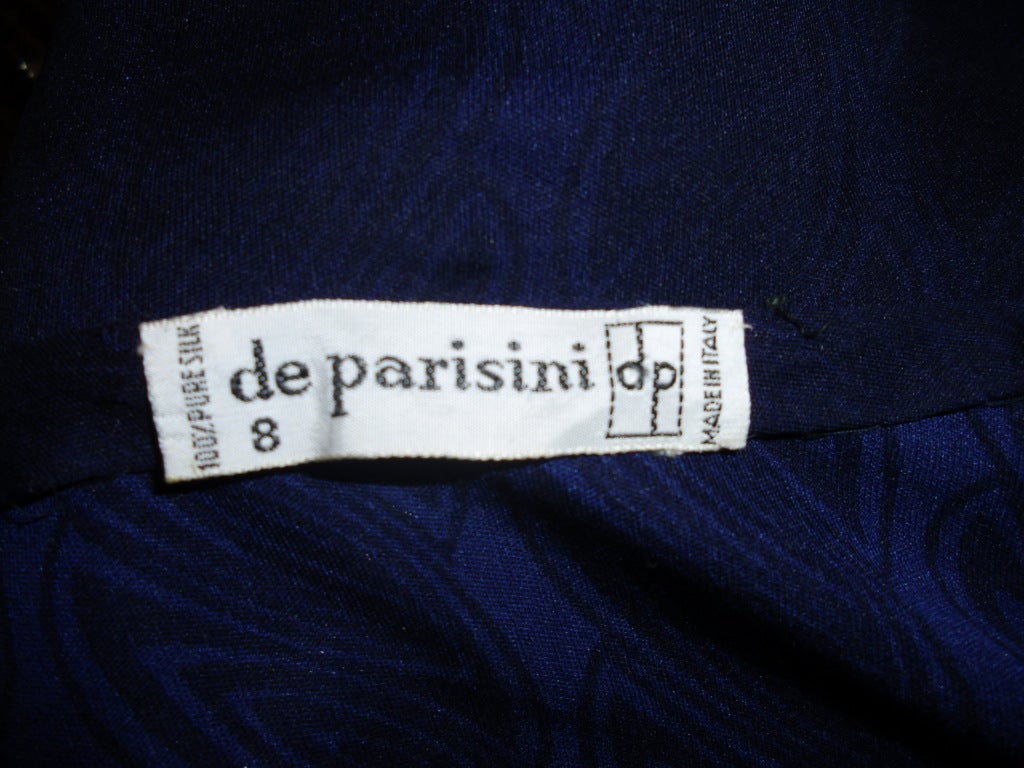 De Parisini Vintage 70's Long Dress and Jacket at 1stDibs