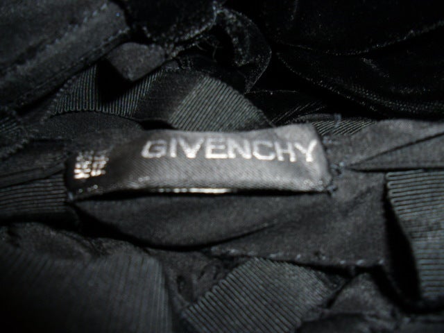 Givenchy Haute Couture Velvet Gown at 1stDibs