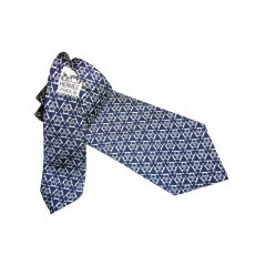 Hermes Vintage silk Tie " Chaine d'Ancre"