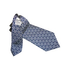 Hermes Vintage silk Tie " Chaine d
Ancre"