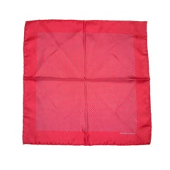 Hermes  polkadot  pocket  sqare scarf