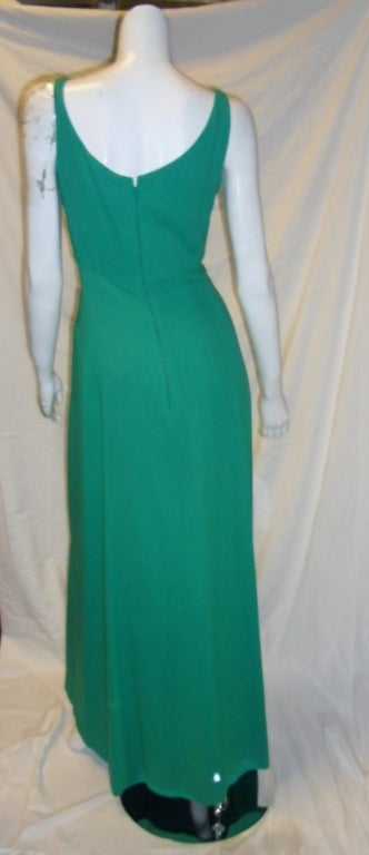Malcolm Starr Elegant Sleevless  Gown Circa 1960's 1