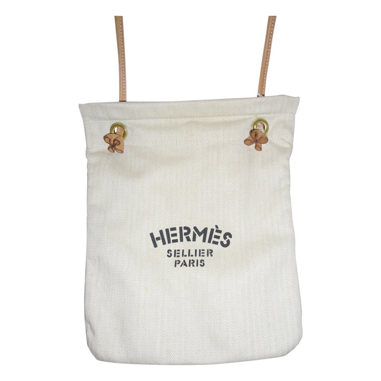 aline hermes herringbone grooming bag at 1stdibs aline hermes herringbone grooming bag at 1stdibs