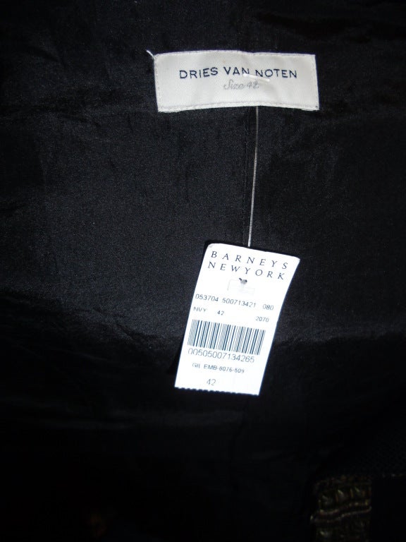 Dries Van Noten  Metal Embellished  Vest Jacket 4