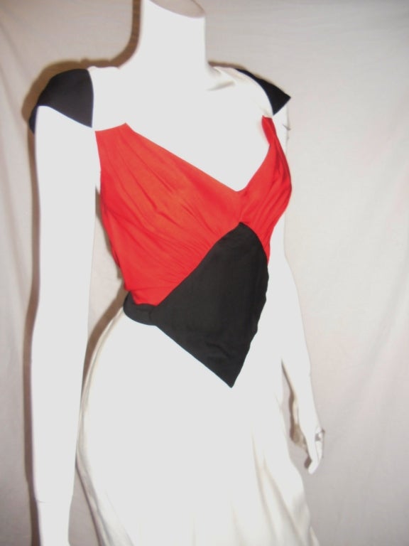 Women's Jean-paul Gaultier Vintage  Tri- Colored Femme Dress For Sale