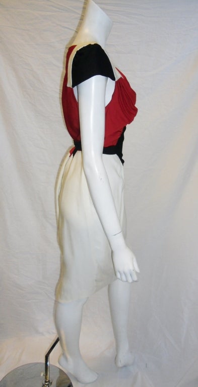 Jean-paul Gaultier Vintage  Tri- Colored Femme Dress For Sale 2