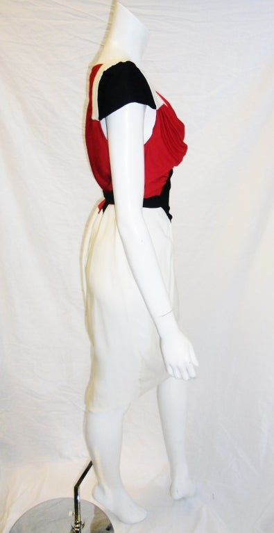 Jean-paul Gaultier Vintage  Tri- Colored Femme Dress For Sale 3