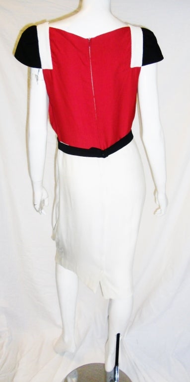 Jean-paul Gaultier Vintage  Tri- Colored Femme Dress For Sale 4