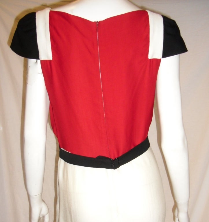 Jean-paul Gaultier Vintage  Tri- Colored Femme Dress For Sale 5